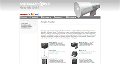Desktop Screenshot of portable-amplifier.megaphone.com.my
