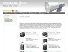 Tablet Screenshot of portable-amplifier.megaphone.com.my